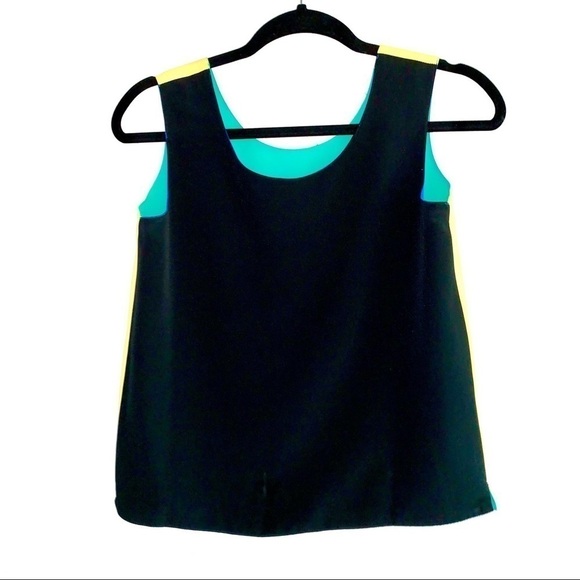Unbranded Color Block Reversible Tank Top Y2K Blouse - Picture 3 of 4